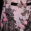 Thumbnail: 1920s floral chiffon & lace dress, Art Deco flapper black pink sleeveless gown
