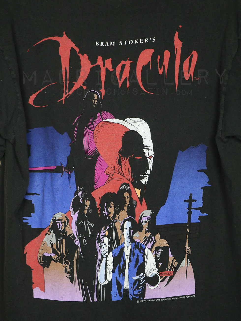 Thumbnail: BRAM STOKER DRACULA shirt (Lost Boys Bauhaus goth punk Elvira Nosferatu Vampira)