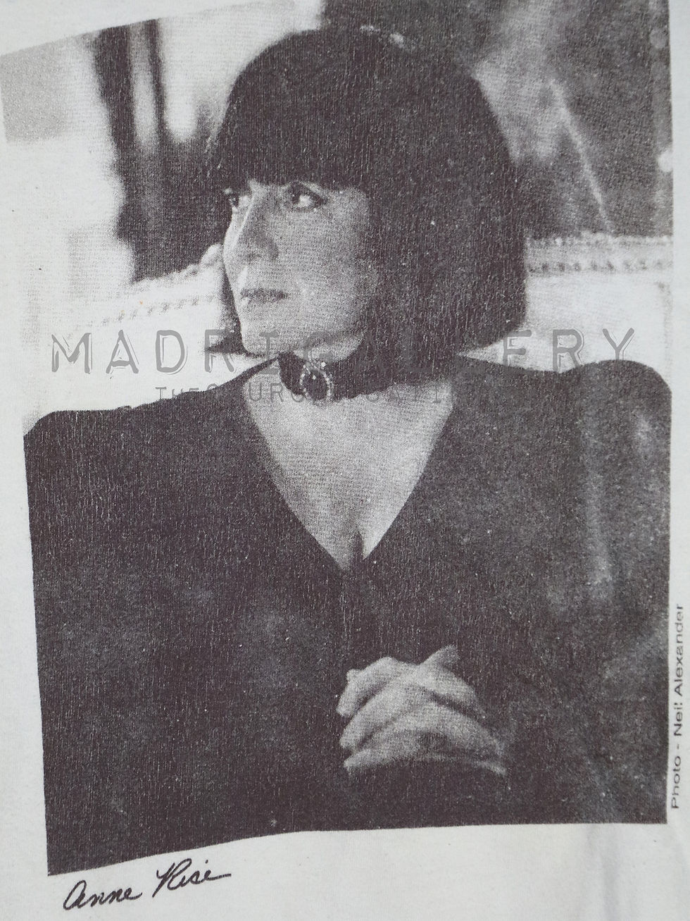 Thumbnail: ANNE RICE shirt (Interview Vampire Lost Boys Bauhaus goth punk Elvira horror)