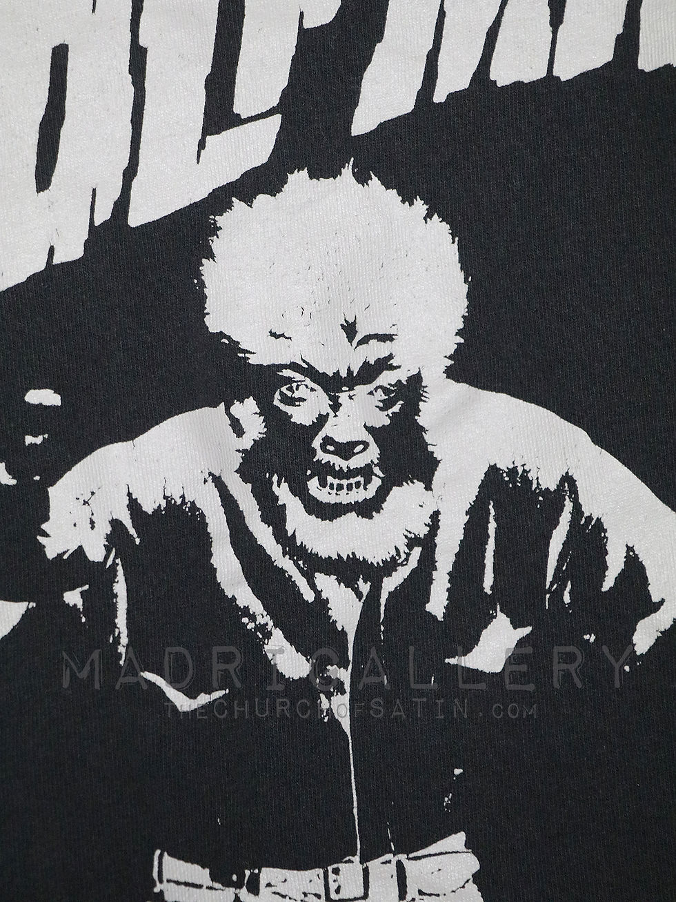 Thumbnail: WOLFMAN horror shirt (Howling Wolfen Cat People Wolf man werewolf vampire goth)