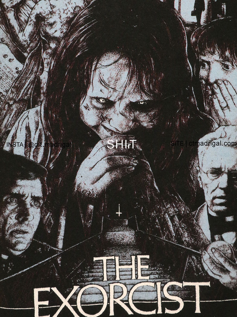 Thumbnail: EXORCIST shirt (Carrie Hellraiser Suspiria Occult Omen Rosemary's Baby)