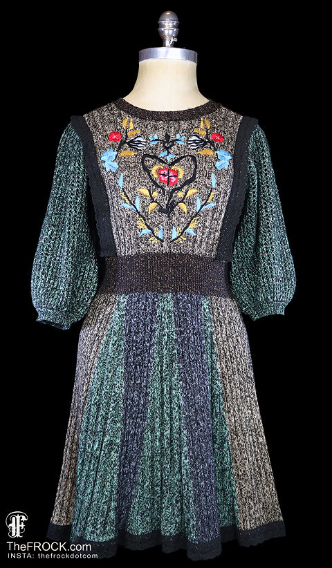 valentino knit dress Valentino Garavani Crochet Knit Maxi Dress
