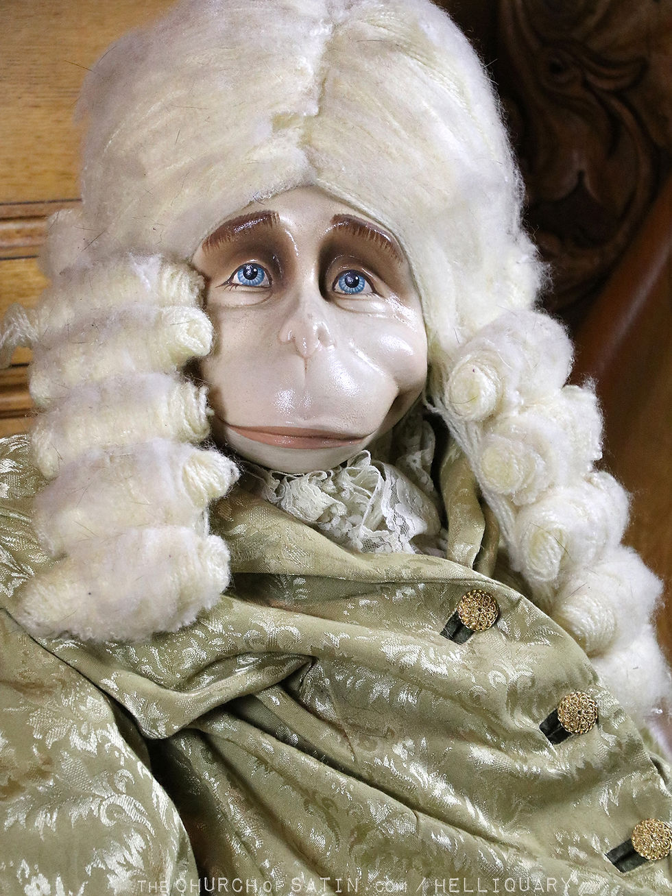 Thumbnail: LIFESIZE MONKEY MAN surreal doll sculpture