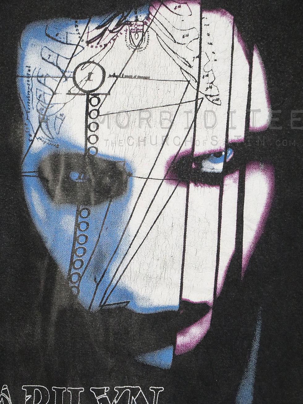 Thumbnail: MARILYN MANSON t-shirt (Cradle of Filth Nine Inch Nails Rob Zombie goth metal)