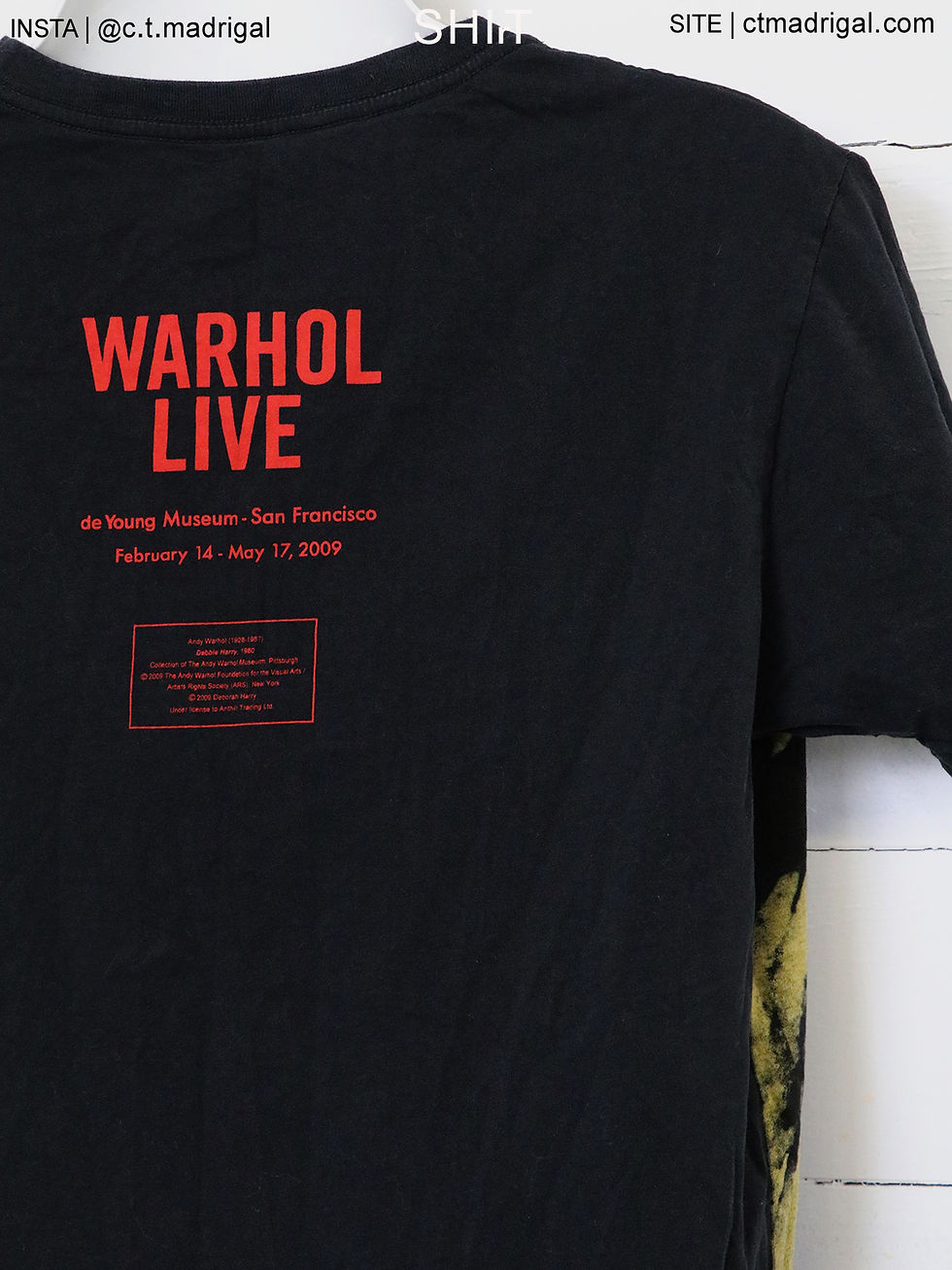 Thumbnail: DEBBIE HARRY Andy Warhol shirt (Iggy Pop Patti Smith Lou Reed Grace Jones Yeahs)