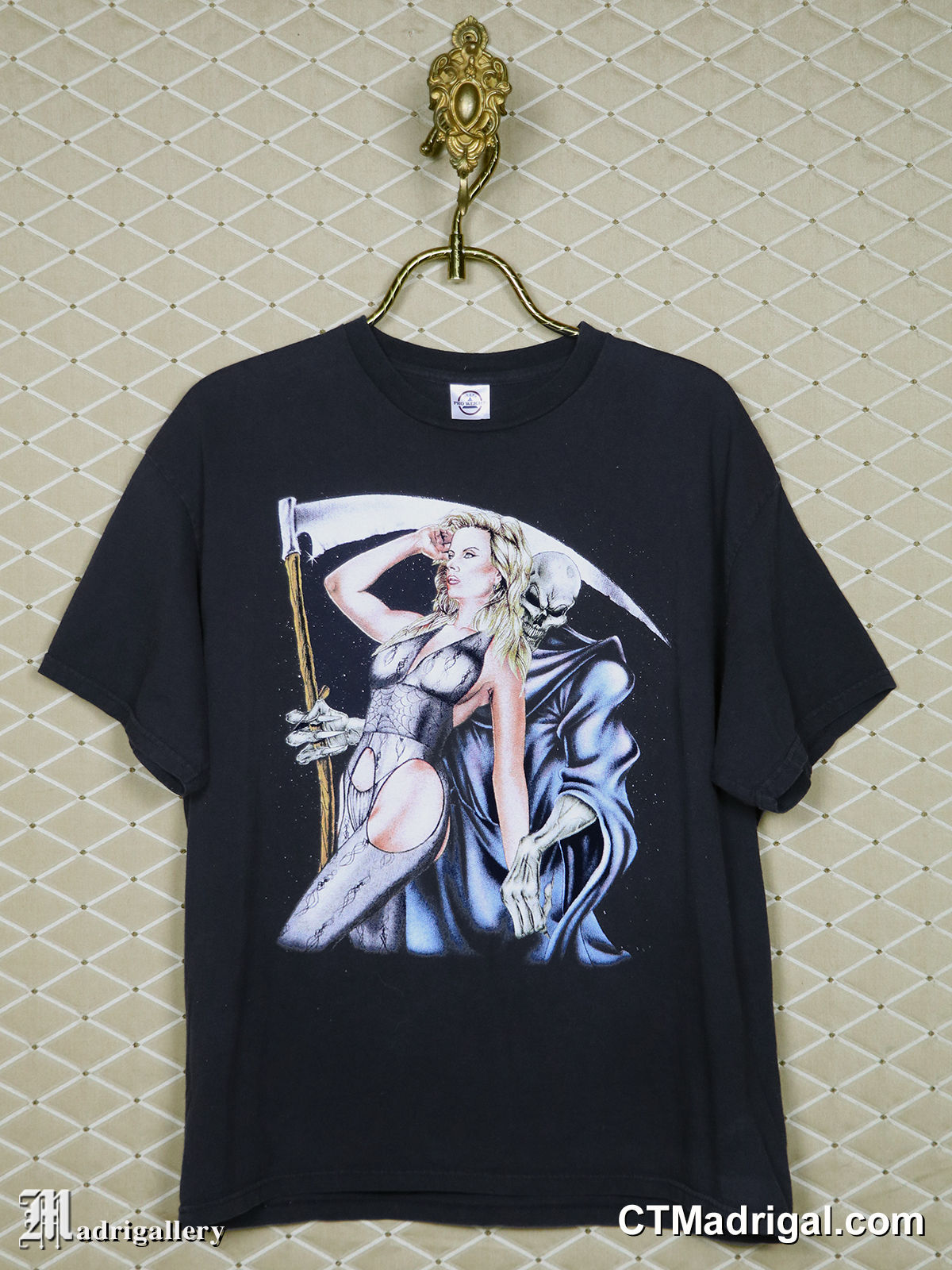 GRIM REAPER shirt (horror Tales From Crypt Elvira Creepshow Frankenstein)