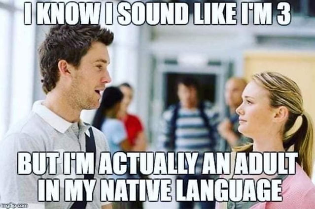 Trying to speak Spanish