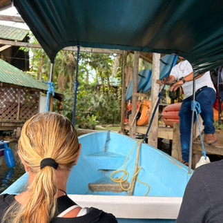 Departing Tijax in a launcha