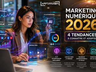 Marketing numérique 2026 : 4 tendances à connaître et à adopter