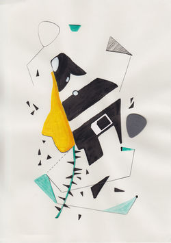 Constellation with plectrum, 2017