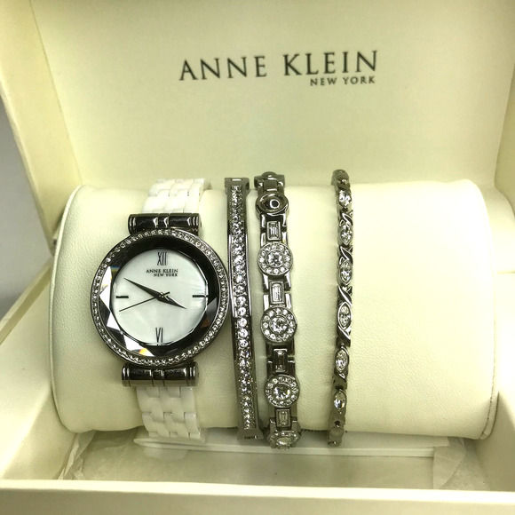 Anne Klein NY Watch/Bracelet Set NWOT