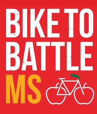 Bike to Battle MS Text Graphic