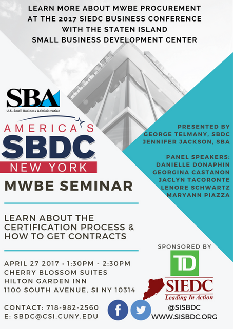 MWBE Seminar: Certification & Contracts