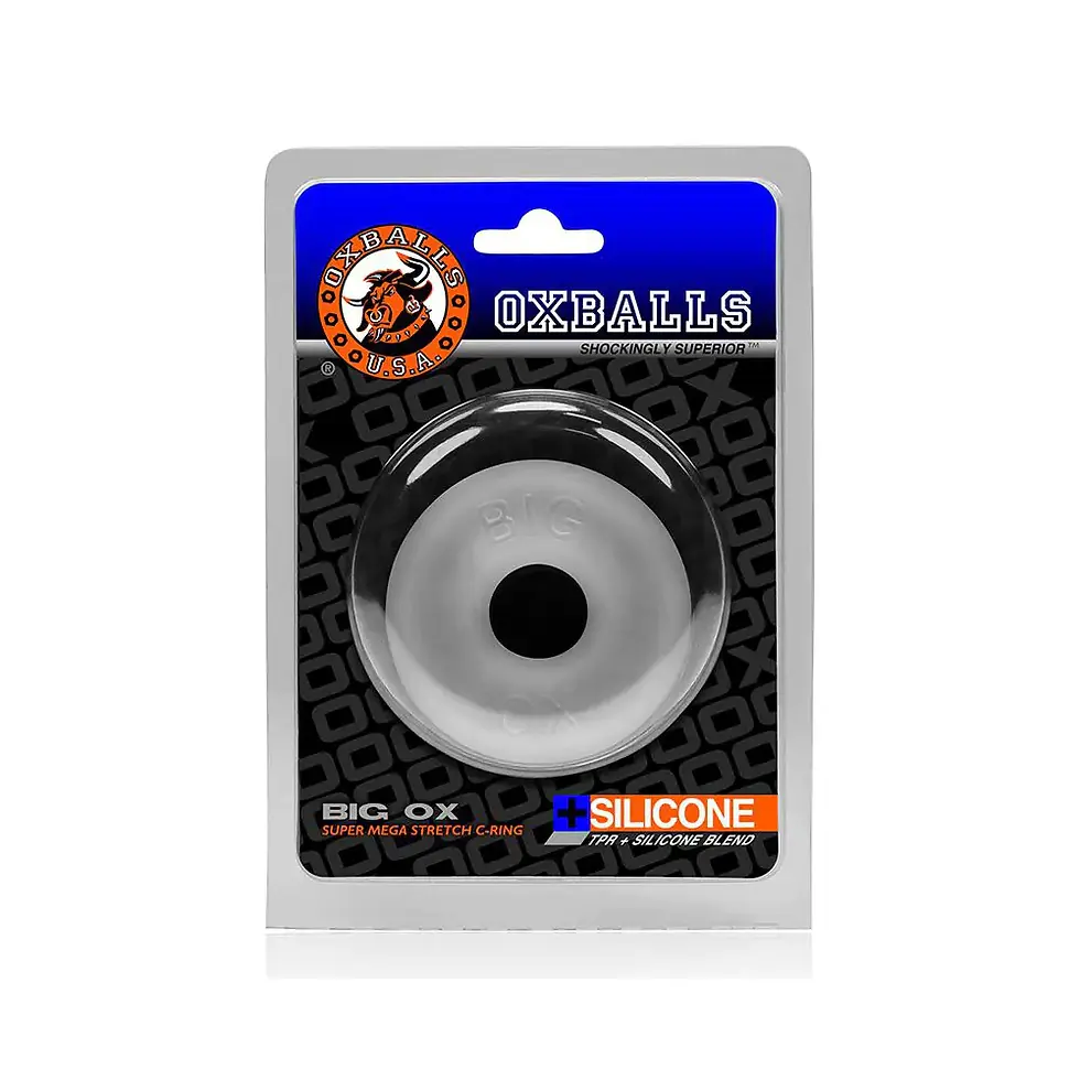 [SIL|TPR] Big Ox Cockring - Cool Ice