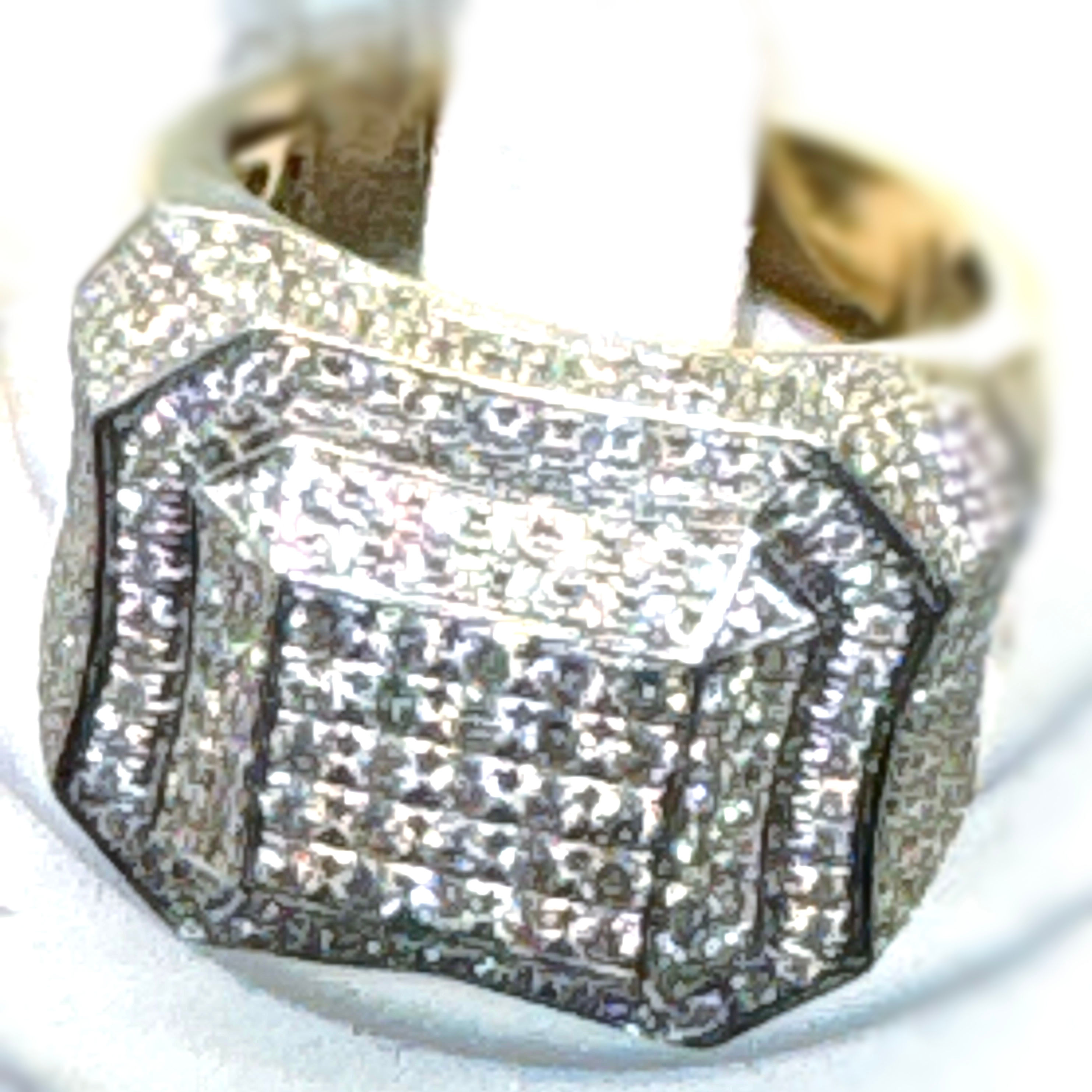 Ring | Mens Diamond Cluster 