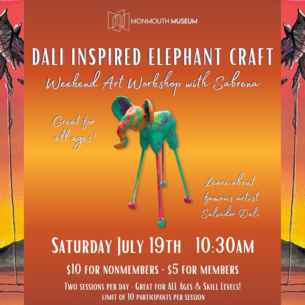 Dali Inspired Elephant Craft - Weekend Art Workshop