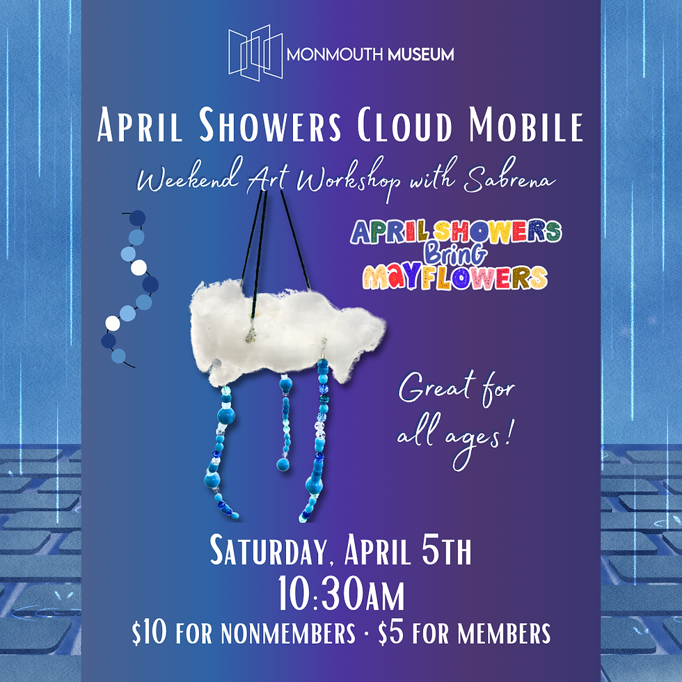 April Showers Cloud Mobile - Weekend Art Workshop