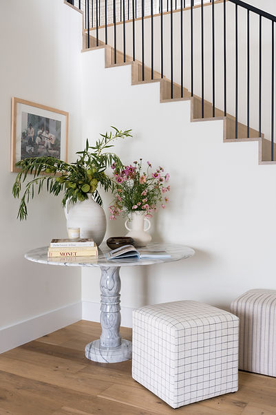 Manhattan Beach Entry Marble Table