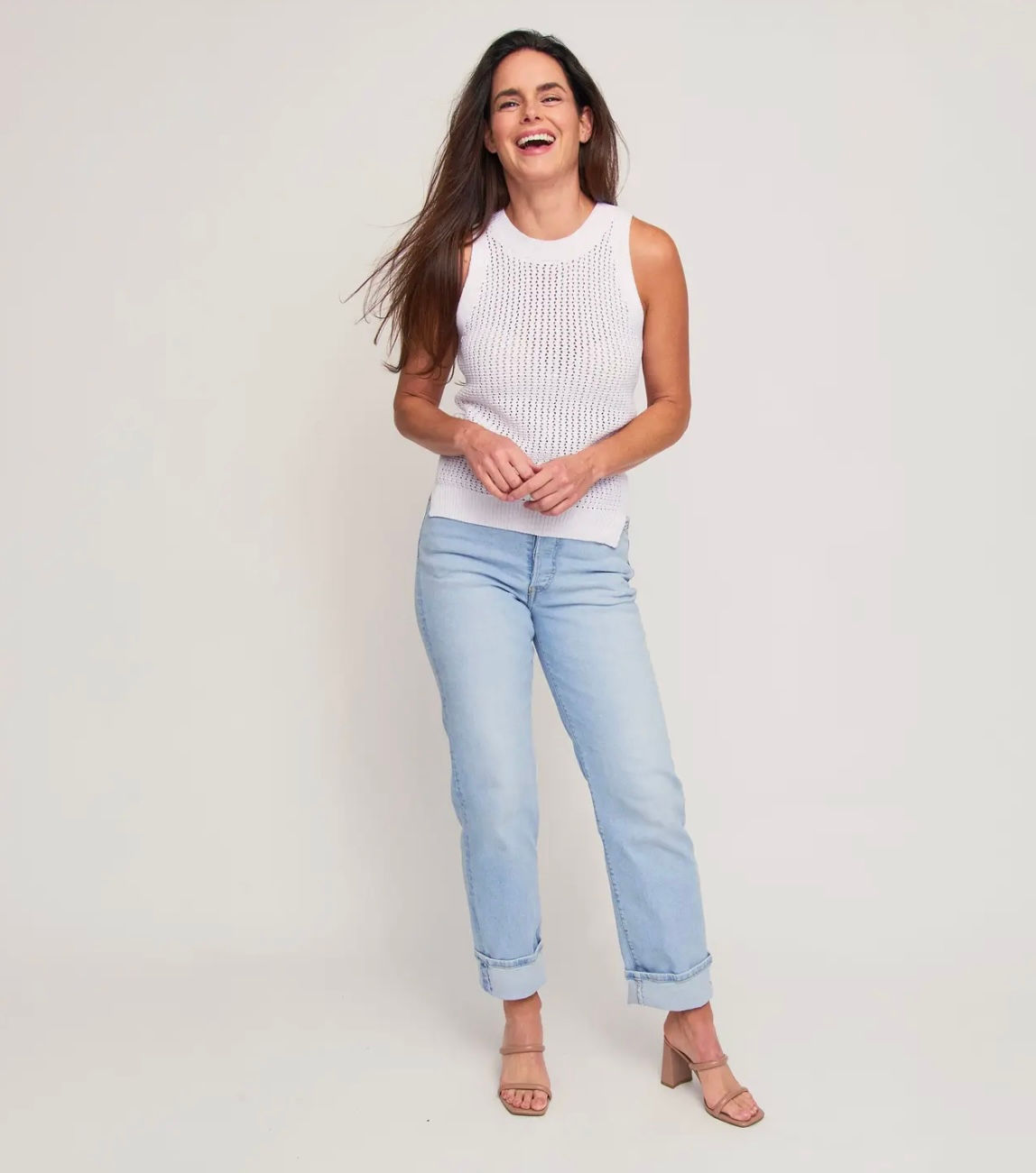 Cotton Sweater Tank