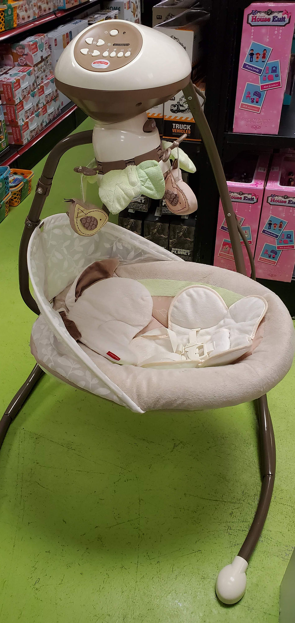 Thumbnail: Fisher-Price My Little Snugabunny Cradle 'n Swing