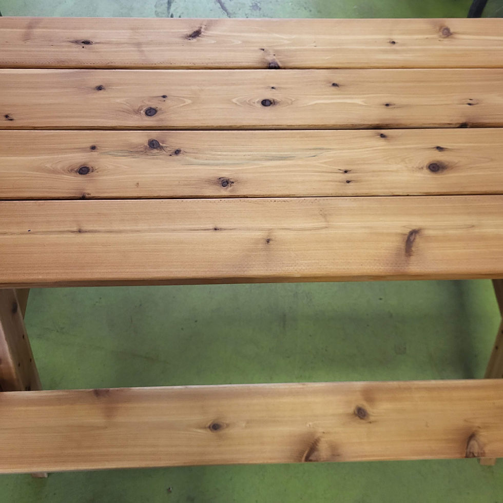 Thumbnail: New Wood Picnic Table