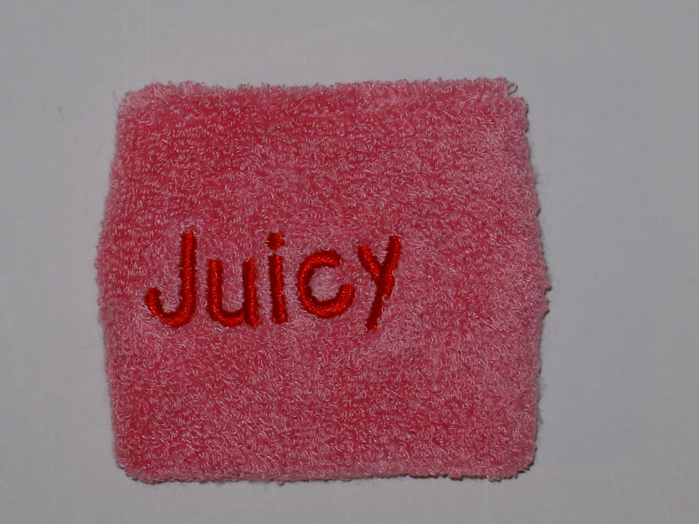 Thumbnail: "Juicy" Terry Cloth Wristband