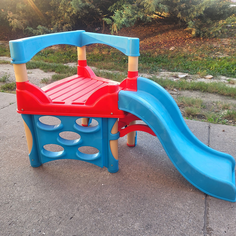 Thumbnail: American Plastic Toys First Climber Slide Playset