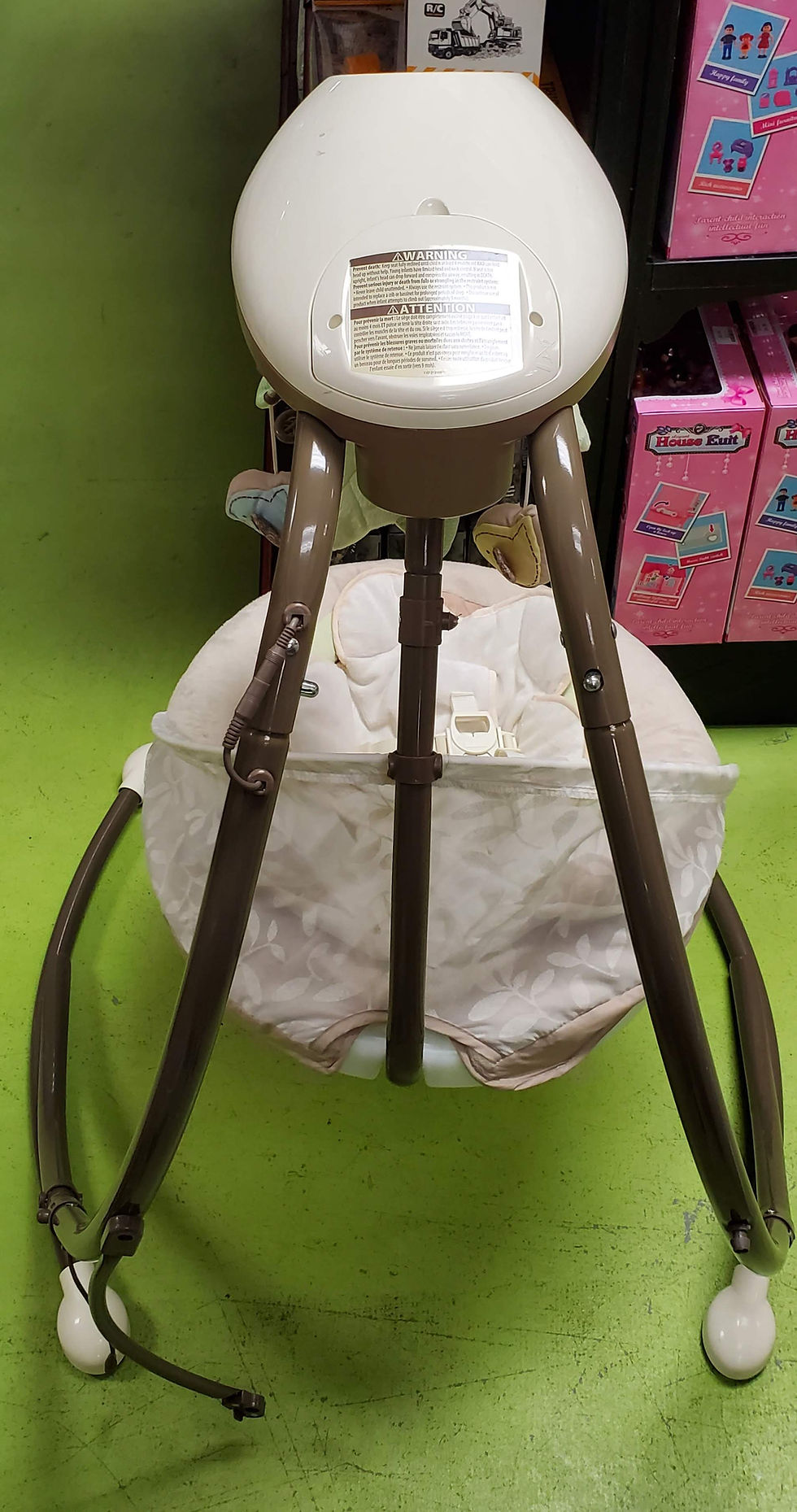 Thumbnail: Fisher-Price My Little Snugabunny Cradle 'n Swing