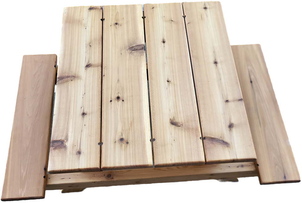 Thumbnail: New Wood Kids Picnic Table