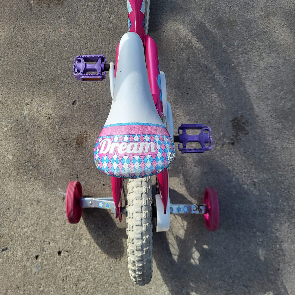 Thumbnail: 14" Disney Princess Bike with Training Wheels