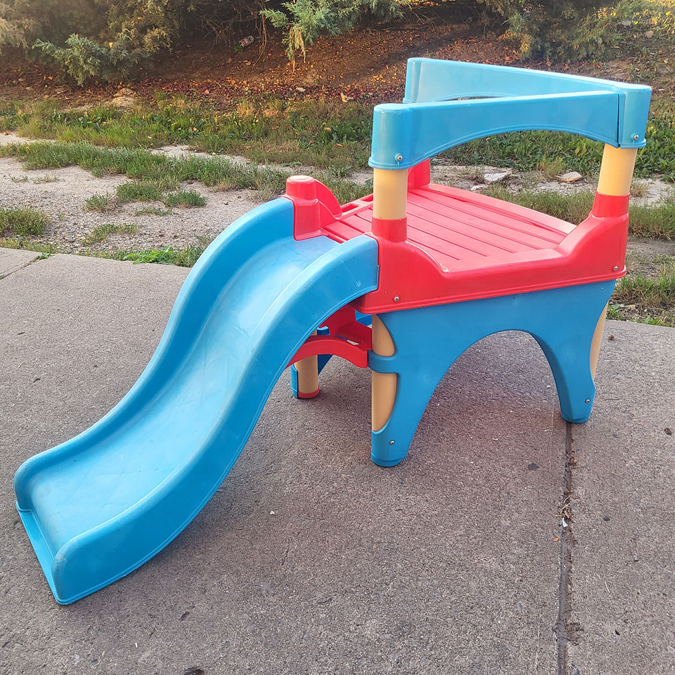 Thumbnail: American Plastic Toys First Climber Slide Playset