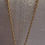 Thumbnail: 18" 14K Gold Necklace with Gold Abacus Pendant