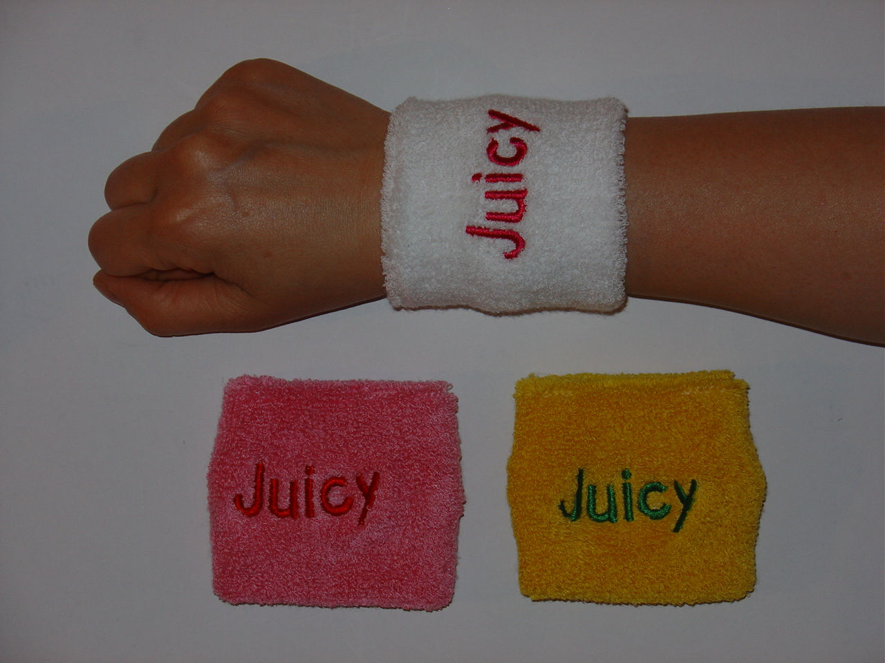 "Juicy" Terry Cloth Wristband