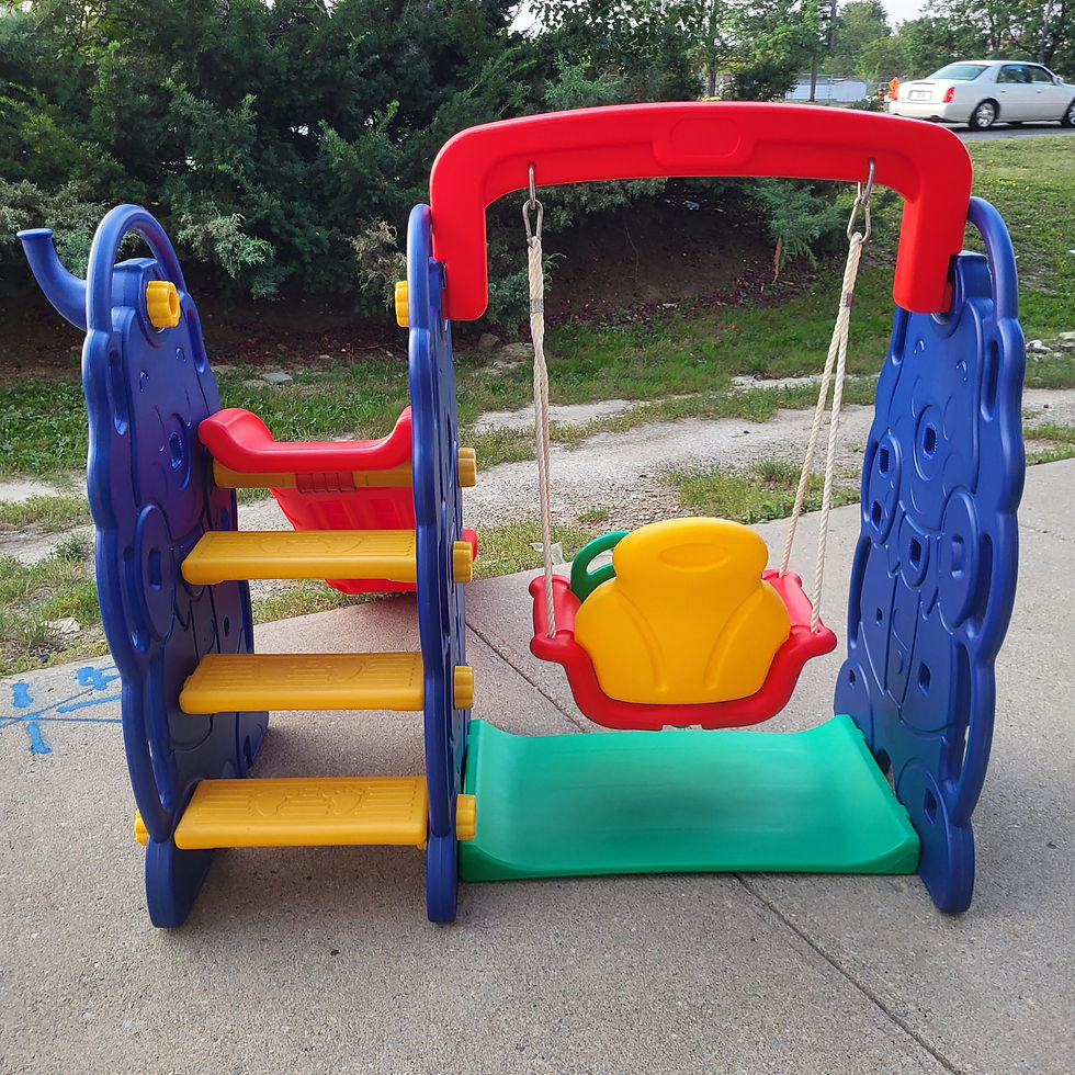 Thumbnail: Costway Climber Swing Playset