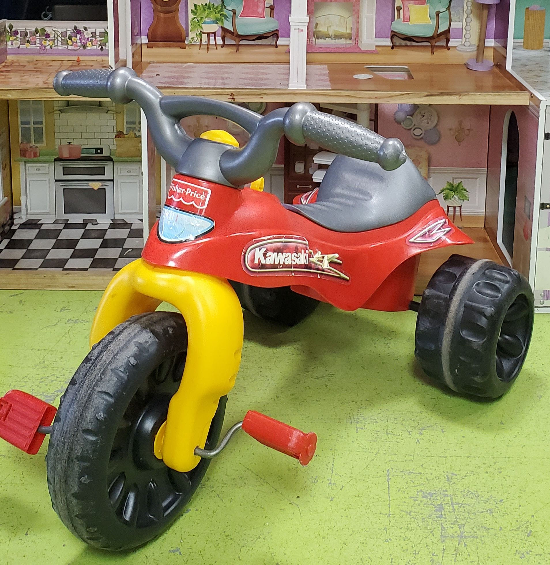 **RECALL  FIX COMING ** Fisher-Price Kawasaki Tough Trike