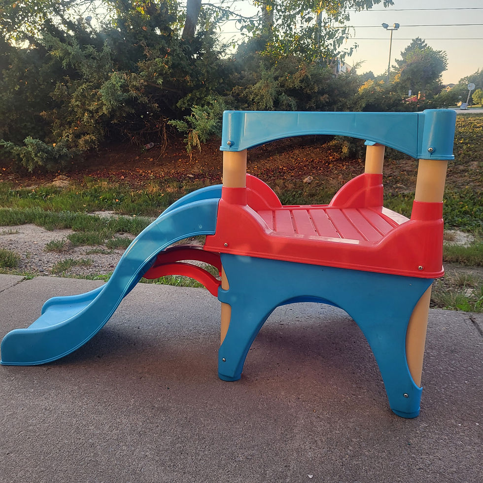 Thumbnail: American Plastic Toys First Climber Slide Playset