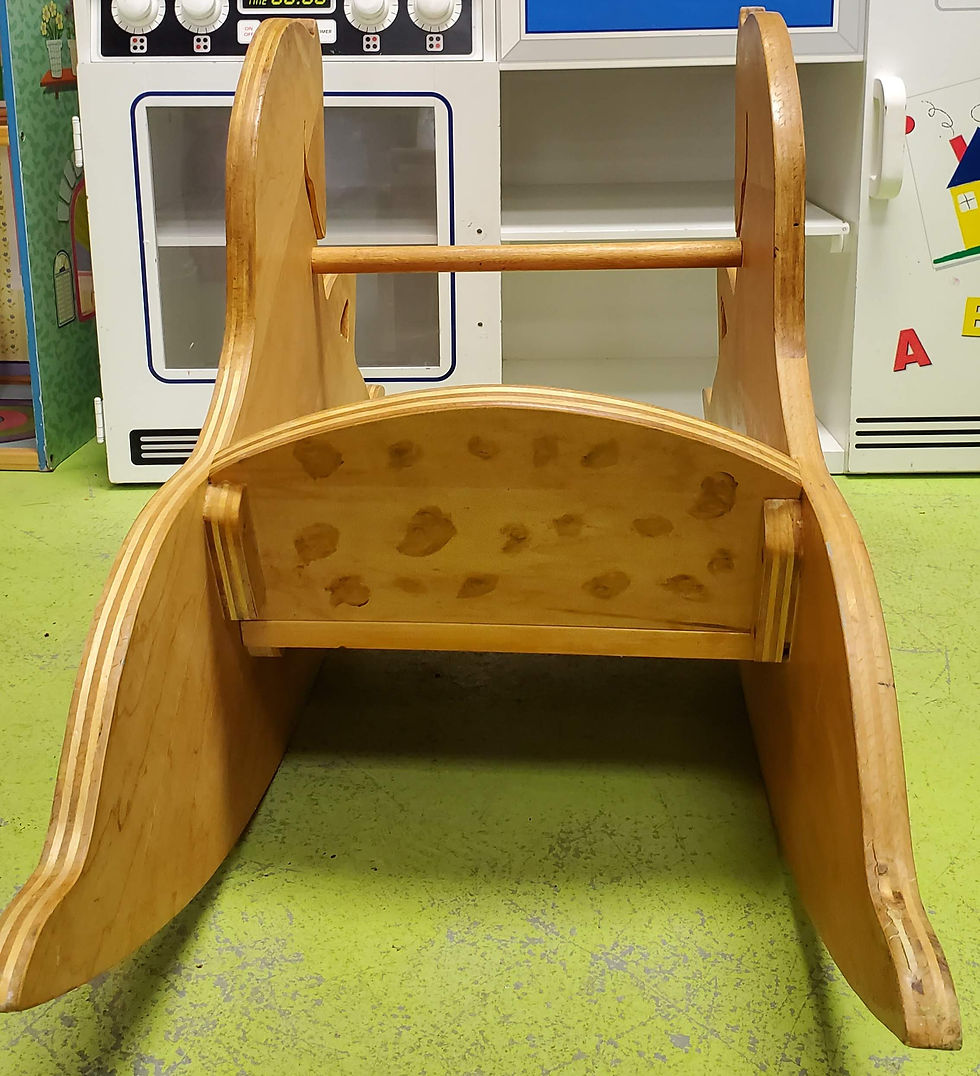 Thumbnail: Wood Rocking Horse Chair