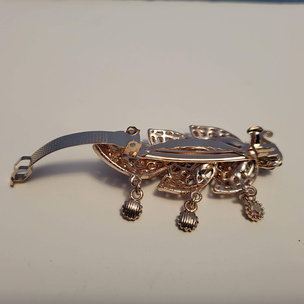 Thumbnail: copy of copy of copy of Peacock Hair Clip