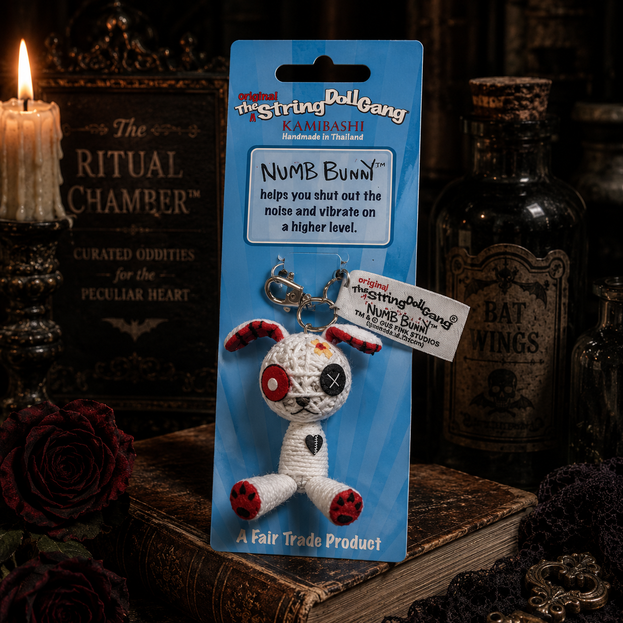 Numb Bunny String Doll Keychain