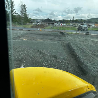 Site preparation services, grading, clearing and excavation for residential construction