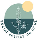 Social Justice Co-op Newfoundland and Labrador official logo.