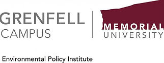 Environmental Policy Institute, Grenfell Campus, Memorial University of Newfoundland official logo.