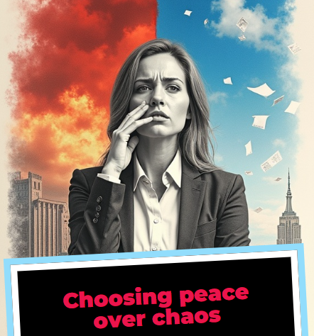 Peace over anger!