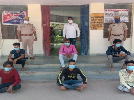 डकैती की योजना बनाते छह आरोपी गिरफ्तार
