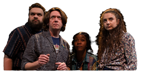four charcters fom the play AMSTERDAM