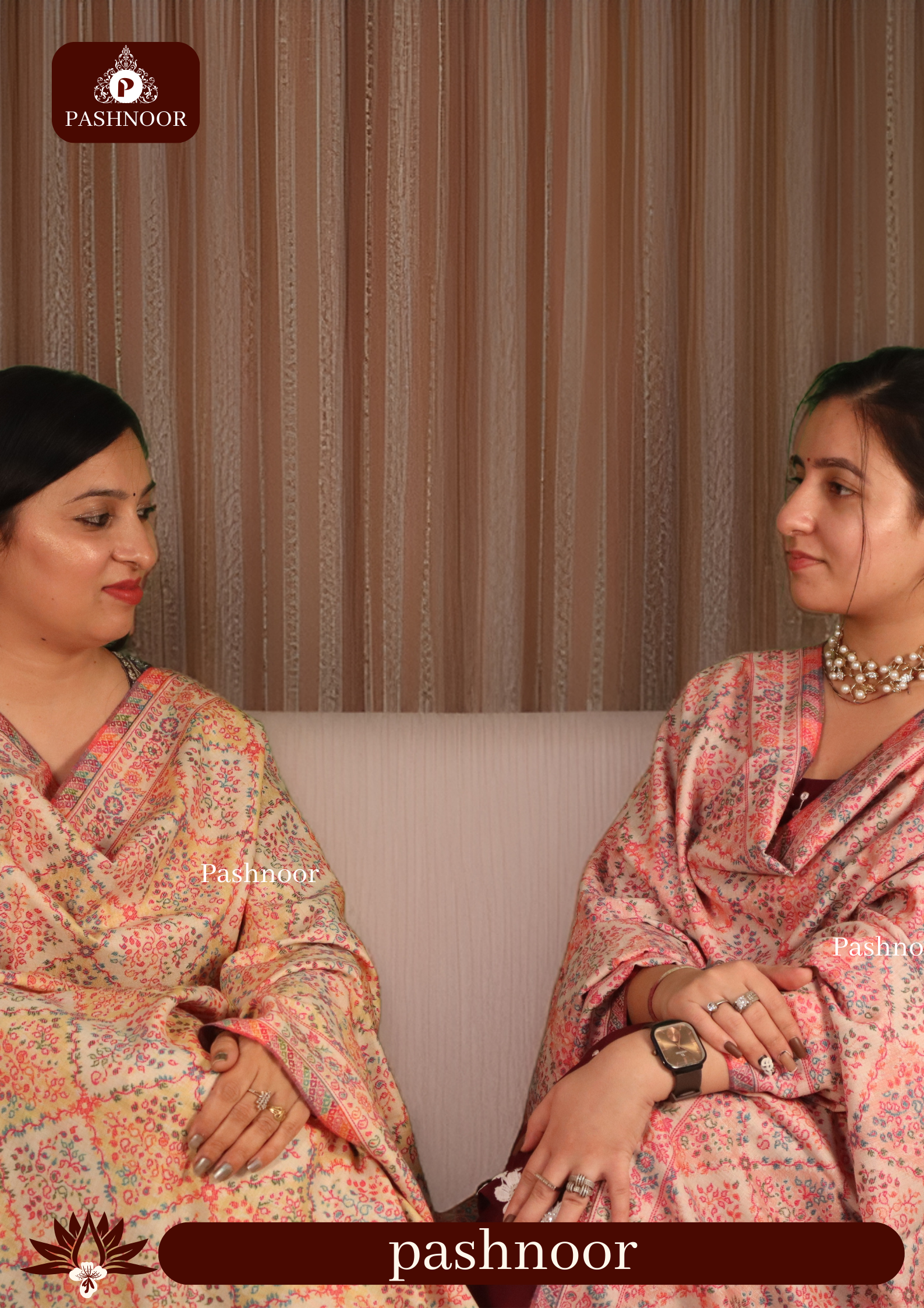 PASHMINA MUTICOLUR SHAWL BY PASHNOOR