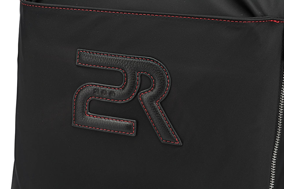 Miniaturbild: SPYDER 2R4 BLACK Naht rot  mit personalisiertem LOGO