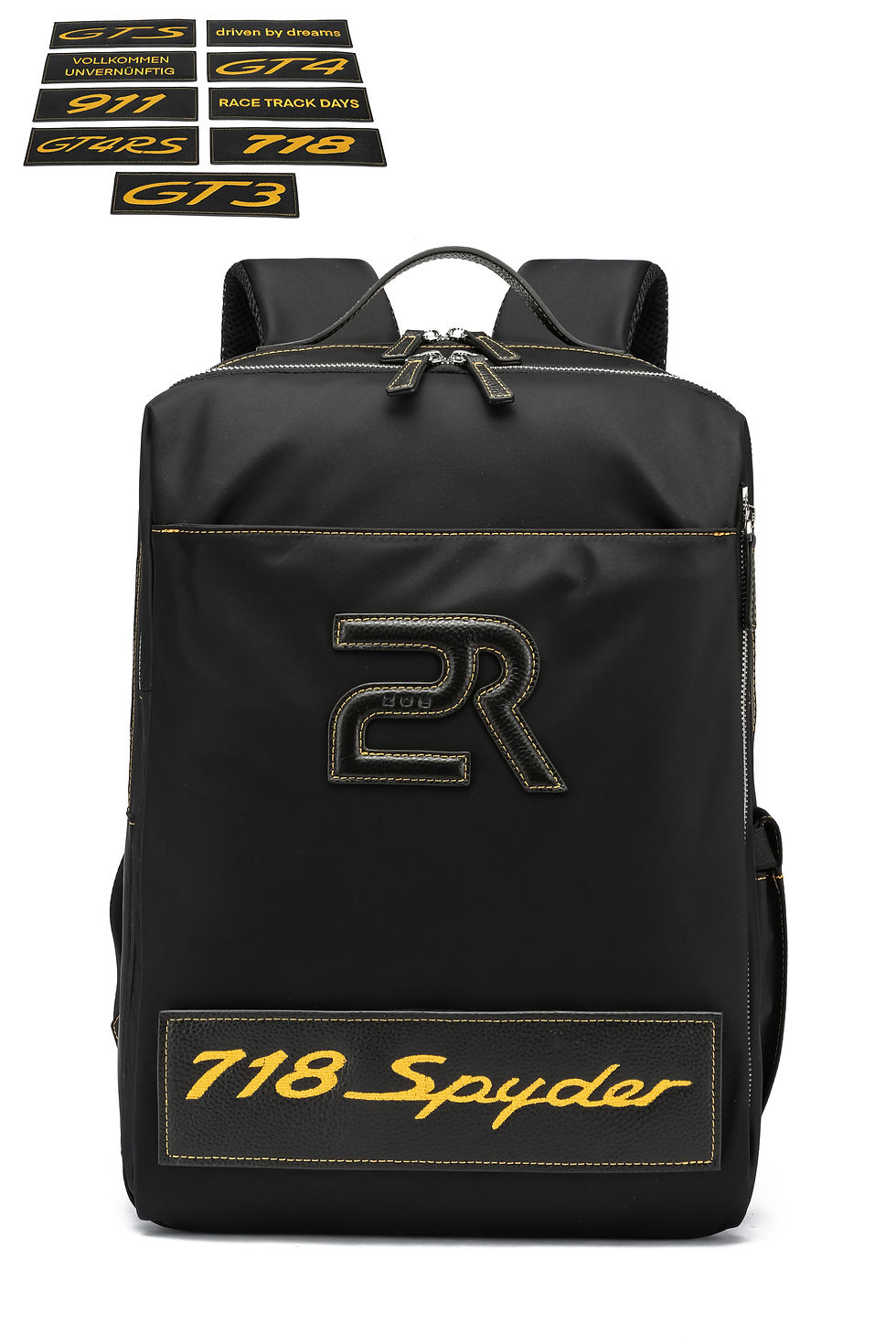 Miniaturbild: SPYDER 2R4 BLACK Naht rot  mit personalisiertem LOGO