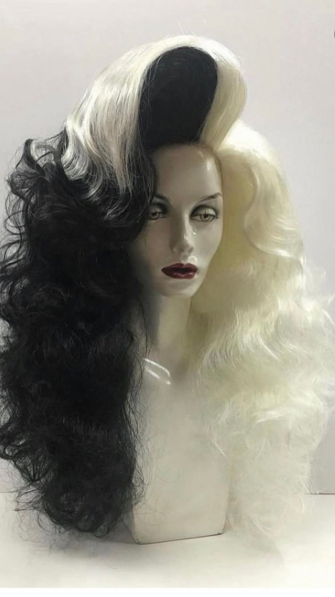 Black & White Custom wig 