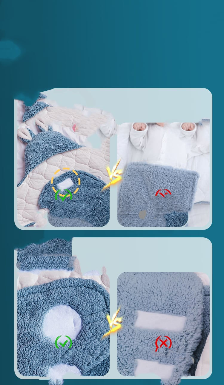 Thumbnail: Baby Anti-Shock Sleeping Bag Swaddle Wrap